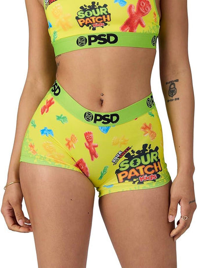 PSD Women Boy Shorts - Sour Patch Kids Full Coverage Stretch Underwear